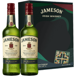 Jameson 尊美醇 爱尔兰威士忌500ml*2洋酒烈酒调酒礼盒送礼行情价多少