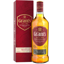 Grant's 格兰 威 三桶陈酿苏格兰威士忌 700ml洋酒价格多少钱？