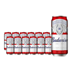 Budweiser 百威 啤酒500ml*12罐听装大罐小麦啤酒电商卖多少钱？