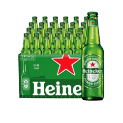 Heineken 喜力 11.4°经典黄啤 330ml*24瓶市场价多少钱？