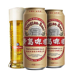 TSINGTAO 青岛啤酒 经典复古国潮罐500ml听装 青岛国潮复古罐500ml*18听行情价多少