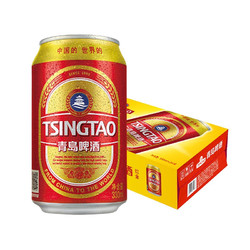 TSINGTAO 青岛啤酒 红金9度330*24罐啤最终到手价多少钱？