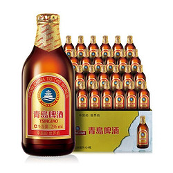 TSINGTAO 青岛啤酒 小棕金 黄啤 296ml*24瓶 整箱装价格多少钱？